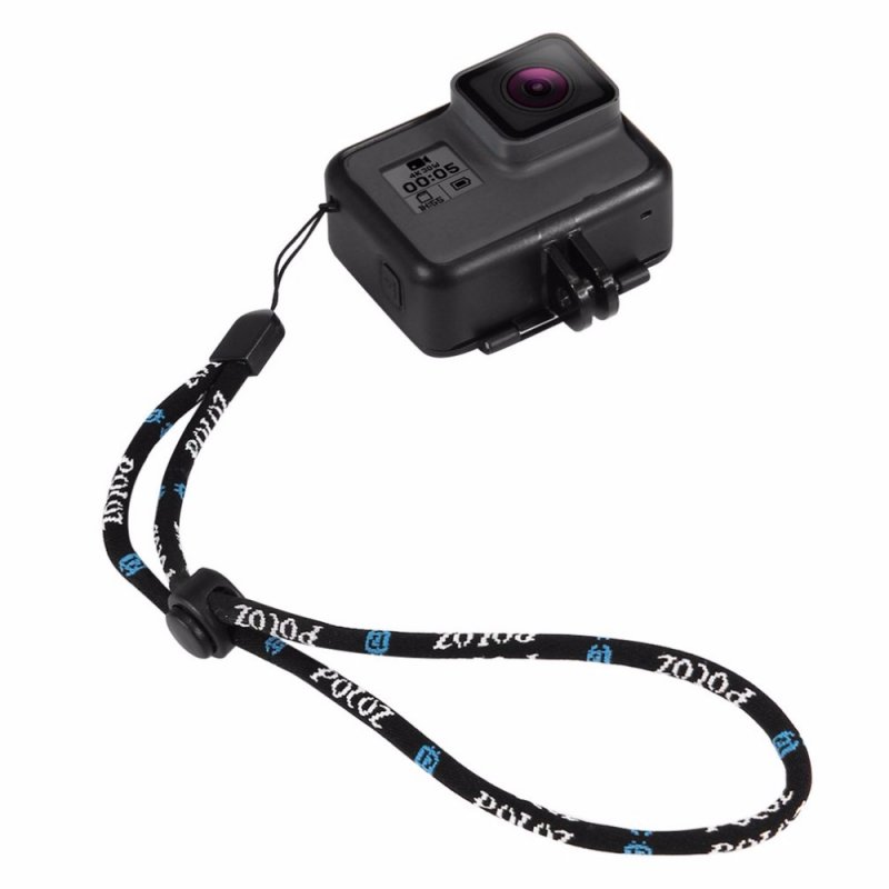 PULUZ Adjustable Wrist Strap String Hand Lanyard Rope Cord for GoPro Hero 5 4 3+ 2 Camera  black