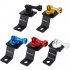PULUZ Aluminum Alloy Motorcycle Fixed Holder Mount Tripod Adapter for Go Pro 5 Session red