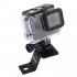 PULUZ Aluminum Alloy Motorcycle Fixed Holder Mount Tripod Adapter for Go Pro 5 Session red