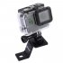 PULUZ Aluminum Alloy Motorcycle Fixed Holder Mount Tripod Adapter for Go Pro 5 Session Gold