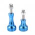 PULUZ CNC Aluminum Thumb Knob Stainless Bolt Nut Screw for GoPro HERO Action Cameras blue