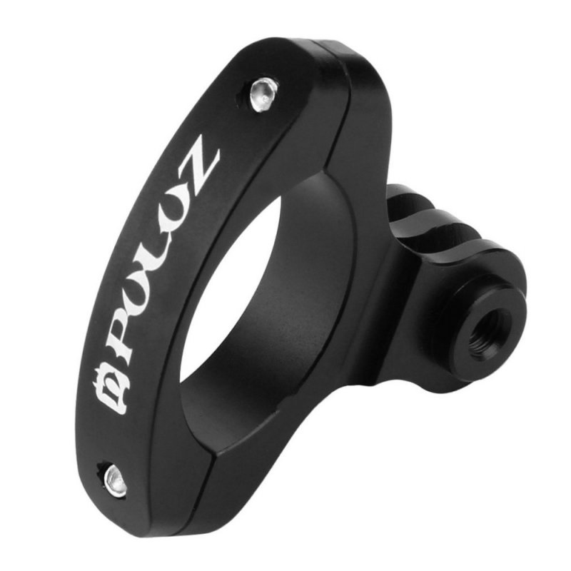 PULUZ O Shape Cycling Bike Mount Bicycle Clip Holder Action Camera Handlebar Mount Clamp for GoPro HERO5 /4 /3+ /3 /2 /1 black