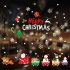 PVC Christmas Window Stickers Decals Glue Free Window Clings Party Supplies For Home Indoor Window Glass Door Wall Decor SR 10