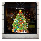PVC Christmas Window Stickers Decals Glue Free Window Clings Party Supplies