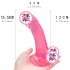 PVC Mini Dildo Simulation Penis Men And Women Sex Toy Masturbation Device Pink