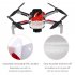 PVC Shell Decoration Sticker for DJI Mavic Mini Drone Body Arm and Controller Waterproof Anti Scratch Full Protective Film Shark red