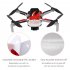 PVC Shell Decoration Sticker for DJI Mavic Mini Drone Body Arm and Controller Waterproof Anti Scratch Full Protective Film Shark blue