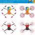 PVC Shell Decoration Sticker for DJI Mavic Mini Drone Body Arm and Controller Waterproof Anti Scratch Full Protective Film Shark blue