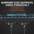 PW 1 Guitar Pedal Power Supply 8 Isolated DC Output For 9V 300mA 100mA Pedalboard With Short Circuit Overcurrent Protection black