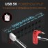PW 1 Guitar Pedal Power Supply 8 Isolated DC Output For 9V 300mA 100mA Pedalboard With Short Circuit Overcurrent Protection black