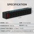 PW 1 Guitar Pedal Power Supply 8 Isolated DC Output For 9V 300mA 100mA Pedalboard With Short Circuit Overcurrent Protection black