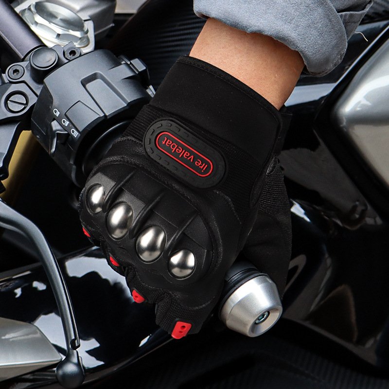 Motorcycle Gloves Touchscreen Anti-slip Breathable Knuckles Protection Motorbike Gloves For Men Women Motocross A72 green S