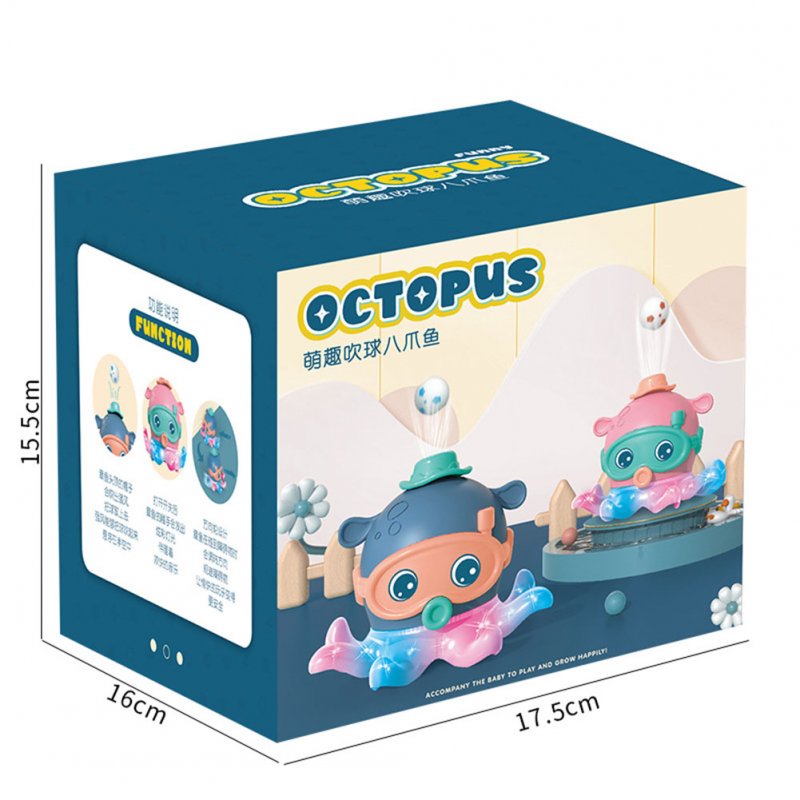 Luminous Octopus Electric  Toy With Sound Light Model Suspended Blowing Ball Toy Music Toys Great Gifts For Kids Boys Girls 