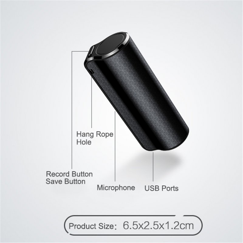 Q70 Super Long Standby Mini Recording Pen Digital Voice Recorder Auto-save Record Files Professional Mini HD Noise Reduction Waterproof  