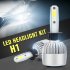 Pack of 2 COB LED Auto Car Headlight  40W 10000LM All In One Car LED Headlights Bulb Fog Light  White 6000K Head Lamp