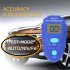 Painting Thickness Meter Digital Display Iron based Magnetic Galvanized Coating Film Thickness Gauge Black