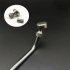 Paintless Car Dent Removal Tool Pulling Tabs Leveling Hammer Rotatable Head Dents Repair Titanium Alloy Puller Tabs For Hail Damage Body Maintenance silver