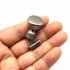 Paintless Car Dent Removal Tool Pulling Tabs Leveling Hammer Rotatable Head Dents Repair Titanium Alloy Puller Tabs For Hail Damage Body Maintenance silver
