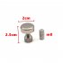 Paintless Car Dent Removal Tool Pulling Tabs Leveling Hammer Rotatable Head Dents Repair Titanium Alloy Puller Tabs For Hail Damage Body Maintenance silver