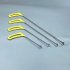 Paintless Dent Removal Tools Flat Shovel Stainless Steel Professional Auto Body Dent Repair Crow Bar Tool yellow 21cm