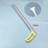 Paintless Dent Removal Tools Flat Shovel Stainless Steel Professional Auto Body Dent Repair Crow Bar Tool yellow 21cm