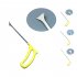 Paintless Dent Removal Tools Flat Shovel Stainless Steel Professional Auto Body Dent Repair Crow Bar Tool yellow 31cm