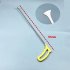 Paintless Dent Removal Tools Flat Shovel Stainless Steel Professional Auto Body Dent Repair Crow Bar Tool yellow 51cm