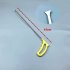 Paintless Dent Removal Tools Flat Shovel Stainless Steel Professional Auto Body Dent Repair Crow Bar Tool yellow 41cm