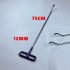 Paintless Dent Repair Tools Push Rod Puller Hail Dent Removal Rods Anti slip Handle Auto Body Dent Removal Tools blue silver