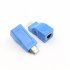 Pair 4K HDMI Extender Mini RJ45 port 30m HDMI Extension CAT 5e   6 UTP LAN Ethernet Cable Converter for HDTV blue