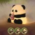 Panda Night Light  Panda Lamp With 3000K Warm Color  3 Brightness Adjustment  Timer Portable Baby Light  USB Rechargeable Timing Cartoon Sleeping Lamp Panda Hua