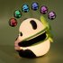 Panda Night Light  Panda Lamp With 3000K Warm Color  3 Brightness Adjustment  Timer Portable Baby Light  USB Rechargeable Timing Cartoon Sleeping Lamp Panda Hua