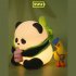 Panda Night Light  Panda Lamp With 3000K Warm Color  3 Brightness Adjustment  Timer Portable Baby Light  USB Rechargeable Timing Cartoon Sleeping Lamp Panda Hua