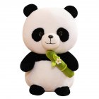 Panda Plush Doll Cute Panda With Bamboo Stuffed Animal Plush Toys For Boys Girls Birthday Gifts Collection 35cm