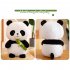 Panda Plush Doll Cute Panda With Bamboo Stuffed Animal Plush Toys For Boys Girls Birthday Gifts Collection 25cm
