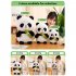 Panda Plush Doll Cute Panda With Bamboo Stuffed Animal Plush Toys For Boys Girls Birthday Gifts Collection 25cm