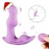 Panties Wearable Wireless Vibrator Massage Rechargeable Remote Control for Women purple