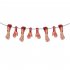 Paper  Banner Holiday Halloween Party Decoration Supplies Scene Props Accessories Hands and feet