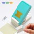 Paper Corner Rounder Hole Puncher DIY Divider Punch Tab Punch Loose Leaf Separator Label Puncher For Card Making Scrapbooking Card DIY Projects Note Index Label