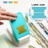 Paper Corner Rounder Hole Puncher DIY Divider Punch Tab Punch Loose Leaf Separator Label Puncher For Card Making Scrapbooking Card DIY Projects Note Index Label