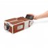 Paper Diy Projector Mini Smartphone Projectors Novelty Small Portable Cinema Home Theater Science Toys brown