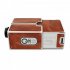 Paper Diy Projector Mini Smartphone Projectors Novelty Small Portable Cinema Home Theater Science Toys brown