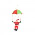 Parasailing Santa Claus Doll Hanging Pendant for Christmas Showcase Decoration 30cm
