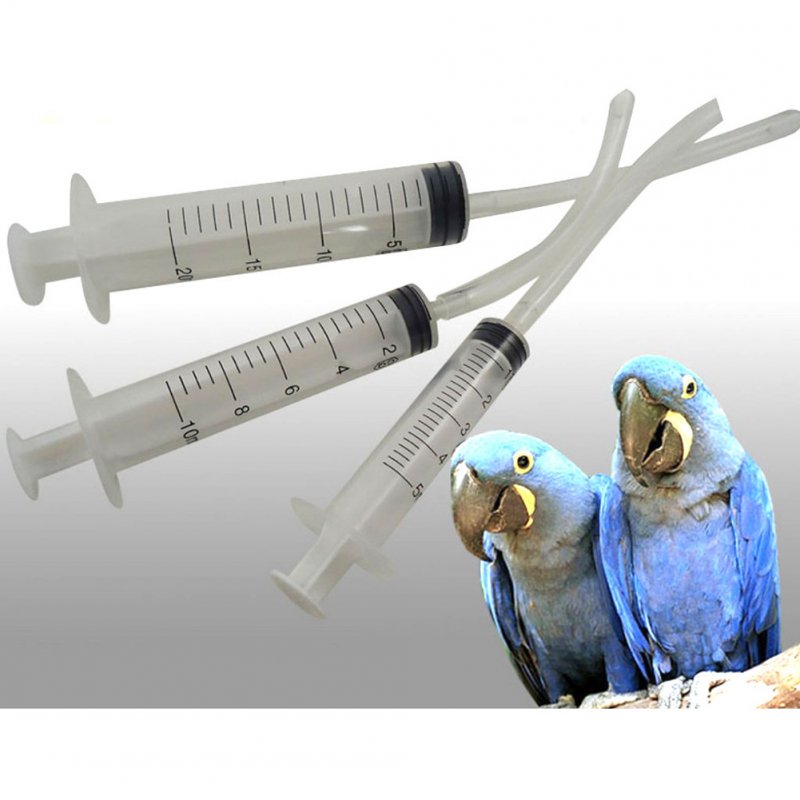 Parrot Feeding Syringe Feeder Water Milk Feeder for Baby Birds 5ml/10ml/20ml 20ml
