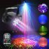 Party Lamp Disco Party 128 Lights Stage Lights Strobe LED DJ Indoor   olored  Dance Bulb Lamp USB plug in model