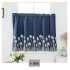 Pastoral Style Embroidered Curtain for Kitchen Door Curtain Decoration Beige 74   61cm