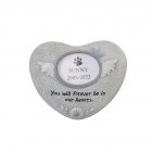Paw Print Pet Tombstone Cat Memorial Stone Garden Realistic Resin Dog Paw Print Memorial Stone Indoor Outdoor Dog Cat Photo Frame Loss Of Pet Sympathy Gift angel Stone