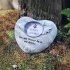 Paw Print Pet Tombstone Cat Memorial Stone Garden Realistic Resin Dog Paw Print Memorial Stone Indoor Outdoor Dog Cat Photo Frame Loss Of Pet Sympathy Gift dog 