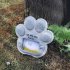 Paw Print Pet Tombstone Cat Memorial Stone Garden Realistic Resin Dog Paw Print Memorial Stone Indoor Outdoor Dog Cat Photo Frame Loss Of Pet Sympathy Gift dog 