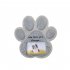 Paw Print Pet Tombstone Cat Memorial Stone Garden Realistic Resin Dog Paw Print Memorial Stone Indoor Outdoor Dog Cat Photo Frame Loss Of Pet Sympathy Gift dog 